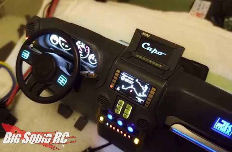 Capo Racing RC Scale Dash LED Screen