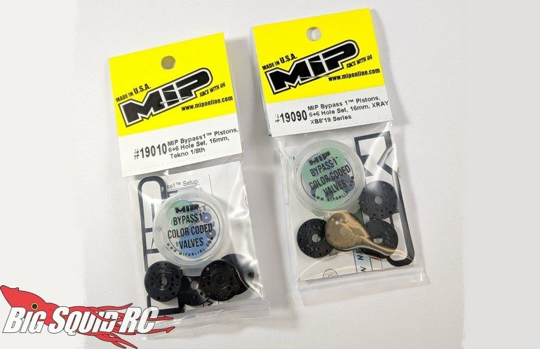 MIP Bypass Shock Pistons 1/8 Buggy Tekno HB Racing