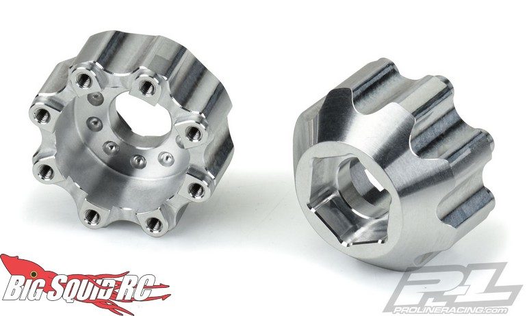 Pro-Line 8x32 to 17mm half inch Offset Aluminum Hex Adapters