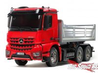 Tamiya Mercedes-Benz Arocs 6x4 Tipper Truck Red Silver Edition