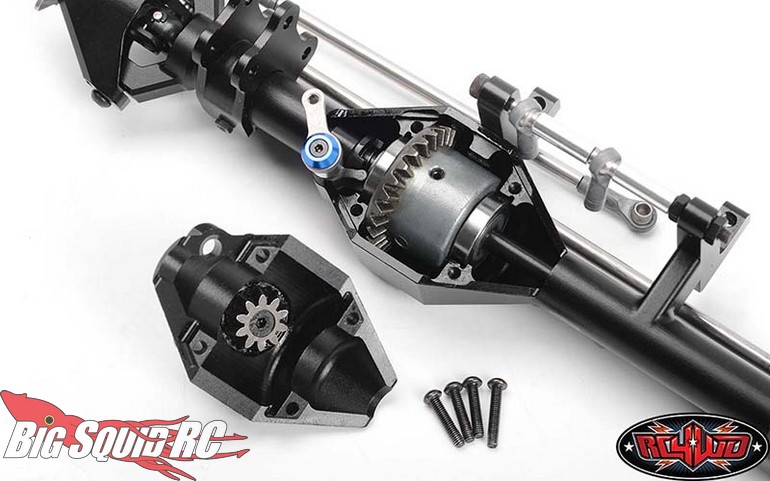 Alloy Front & Rear Axle w/ 4WD Differential LOCK For AXIAL SCX10 1/10 RC Crawler 