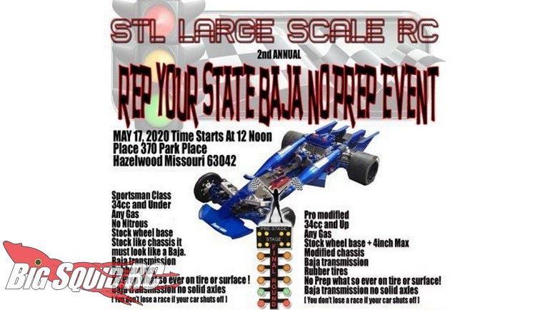 STL Large Scale RC 2020 No-Prep 5th Scale Drag Race Event