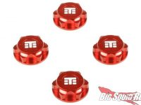 Tekno RC Red Anodized Captured Wheel Nuts