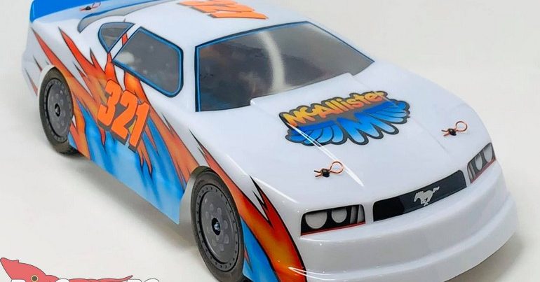 McAllister Crowd Pleaser Mustang Street Stock Clear Body Big Squid RC RC Car and Truck News Reviews Videos and More