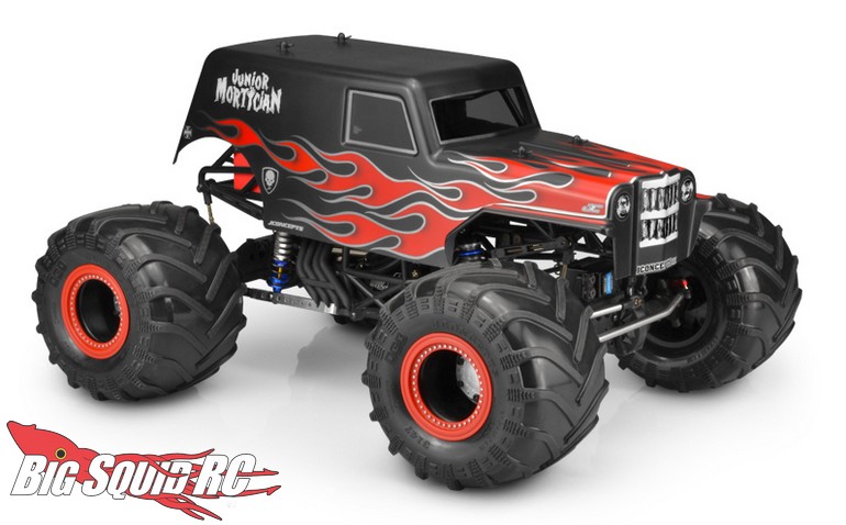JConcepts Junior Mortician Clear Monster Truck Body