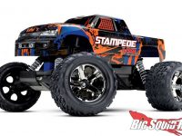 Orange Traxxas Stampede VXL