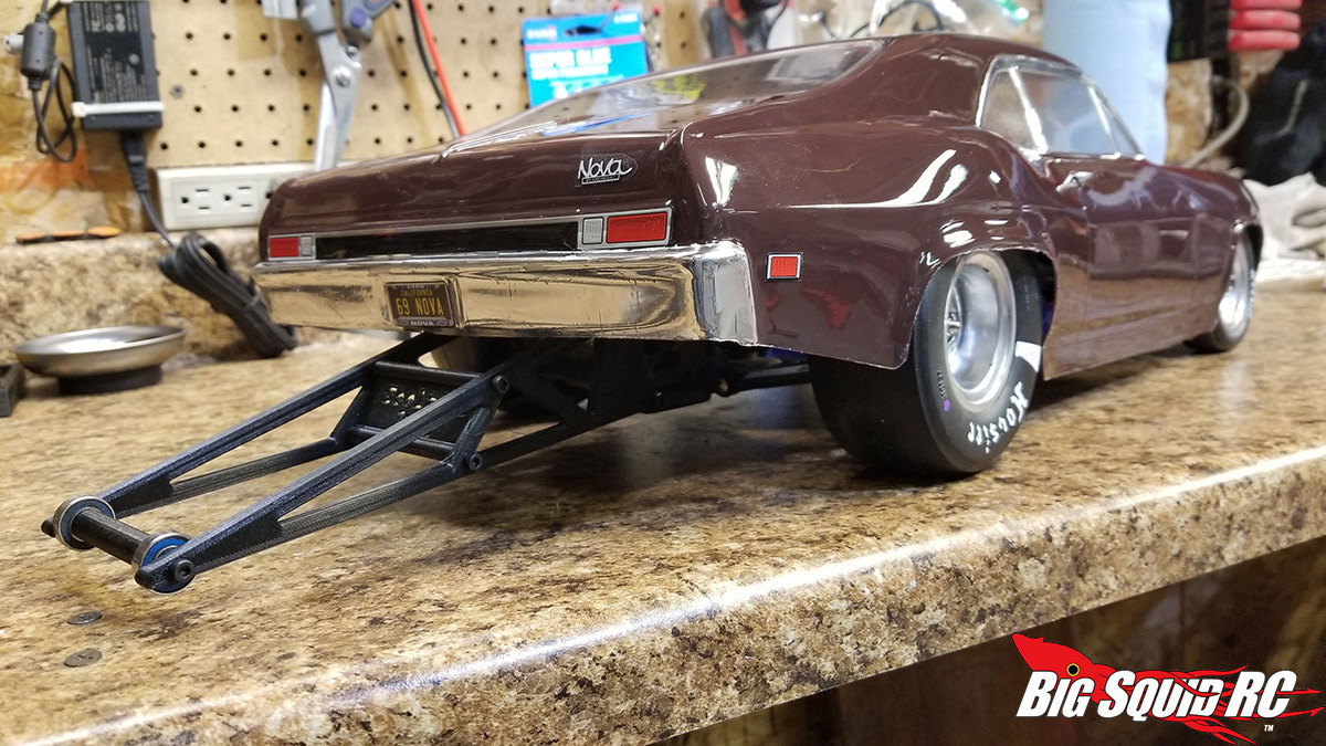 traxxas bandit no prep drag car