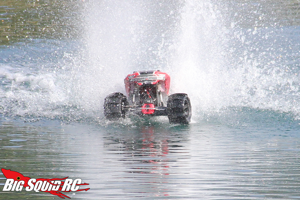 Monster Truck Madness Skimming Across the Top Big Squid RC