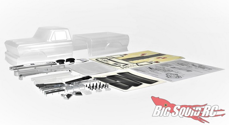 Carisma 1976 Ford F 150 Half Cab 2 Piece Clear Body Set Big Squid RC RC Car and Truck News Reviews Videos and More