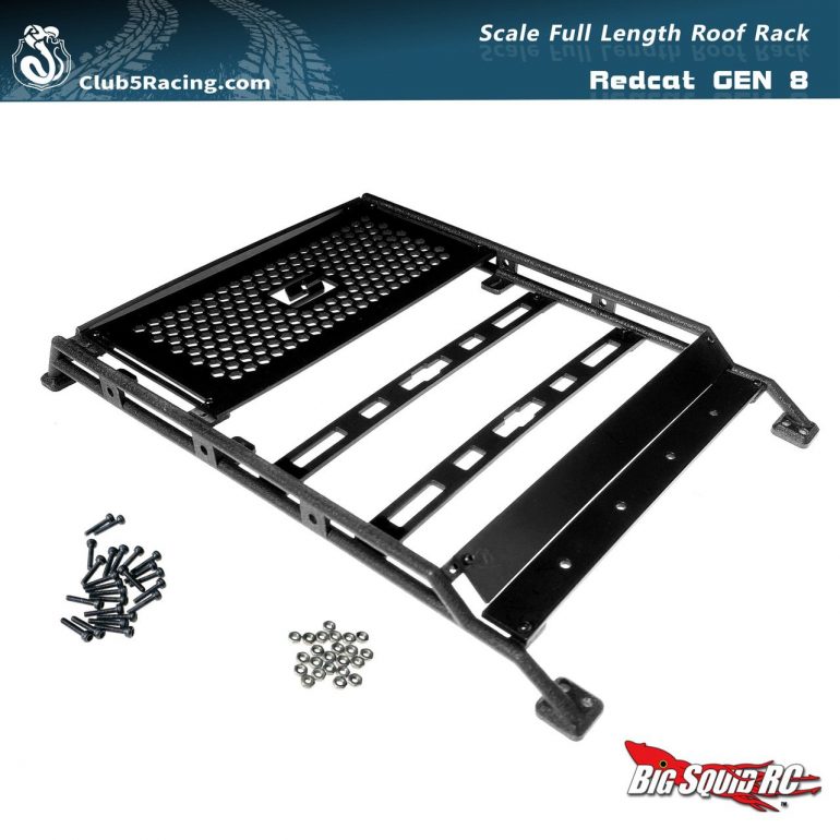 Club 5 Racing Full-length Roof Rack for the Redcat Racing GEN8 Scout II