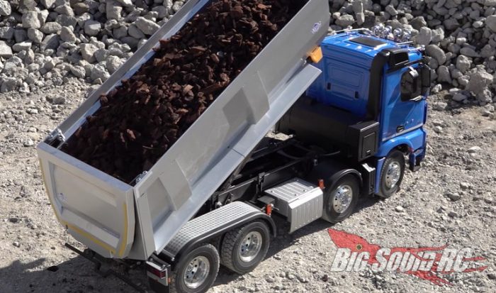 tamiya arocs 4151 8x4 tipper truck
