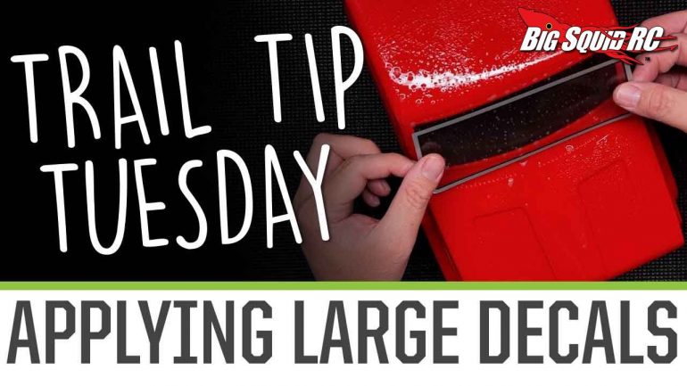Element RC Trail Tip Tuesday - Applying Large Decals