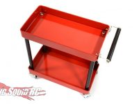 Integy 2-Tier Rolling Metal Tool Box Organizer