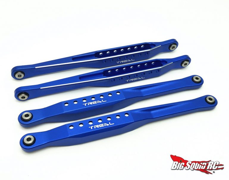 Treal Losi LMT Aluminum Trailing Link Set - Blue