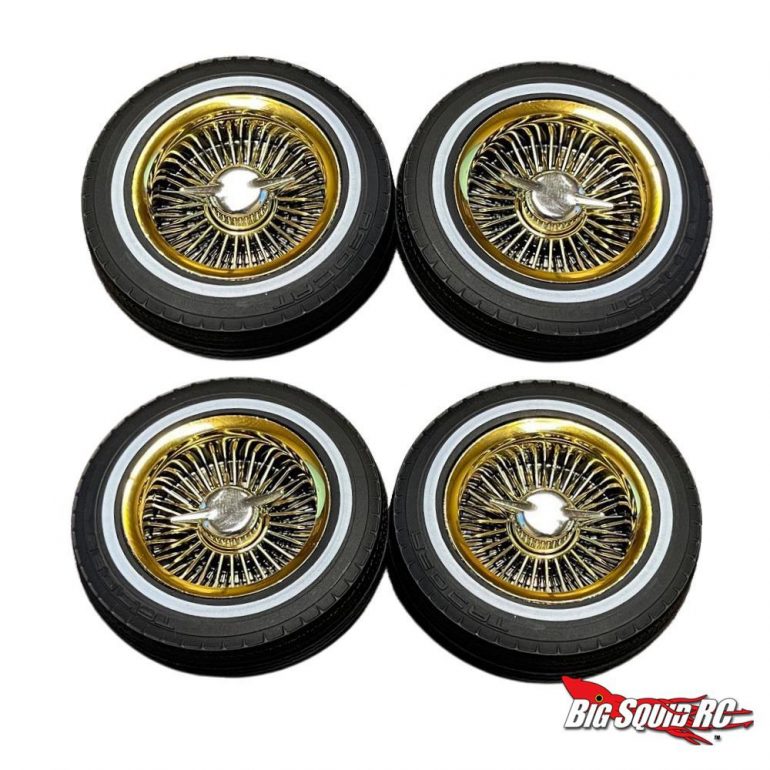 Redcat Racing Gold Wheels for the SixtyFour Lowrider