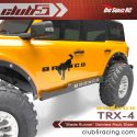 Club 5 Racing Blade Runner Stainless Steel TRX-4 2021 Ford Bronco Rock Sliders - 5