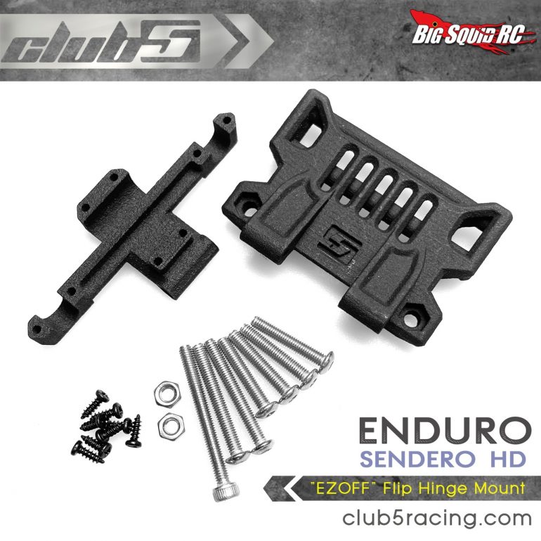 Club 5 Racing EZOFF Flip Hinge Body Mount for the Element RC Enduro Sendero HD. - 2jpg