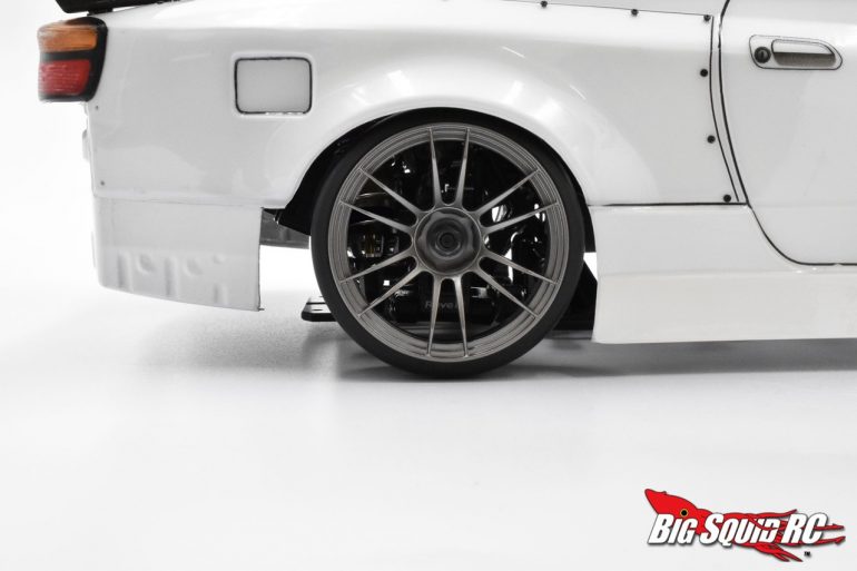 Team Reve D Gunmetal UL12 Drift Car Wheels - Installed