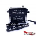 REEF's RC Beast 1000 5th Scale Steering Servo - Top with Servo Arms