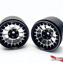 Treal Multi-spoke 2.2 Aluminum Beadlock Wheels - Black