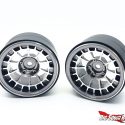 Treal Multi-spoke 2.2 Aluminum Beadlock Wheels - Silver