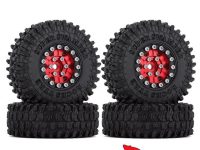 Injora Super Swamper 1-inch Beadlock Wheels - Red