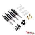 Yeah Racing Internal Spring Shocks for the Kyosho Mini-Z 4x4 - Black