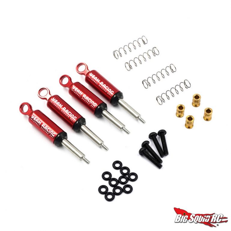 Yeah Racing Internal Spring Shocks for the Kyosho Mini-Z 4x4 - Red
