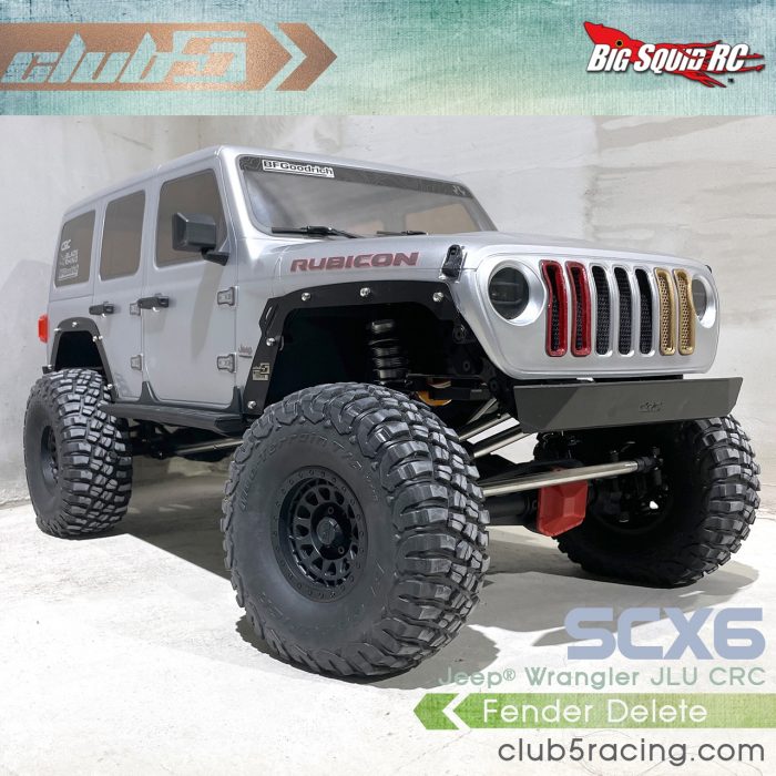 Club 5 Racing Fender Delete Kit for the Axial SCX6 Jeep Wrangler « Big