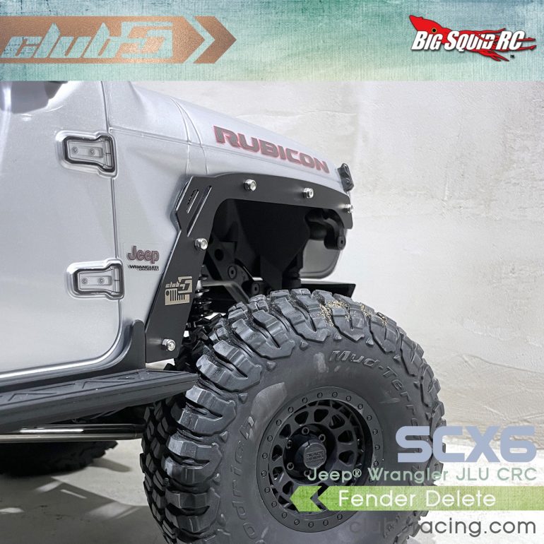 Club 5 Racing SCX6 Fender Delete Kit - 3