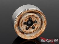 RC4WD Landies Vintage Stamped Steel 1.55 Rust Wheels