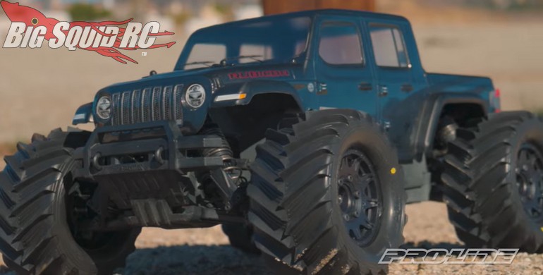 Pro-Line Jeep Gladiator Rubicon Body & Demolisher 2.8 Tires Video
