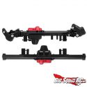 Injora Aluminum SCX6 Axle Housings - Black - Top