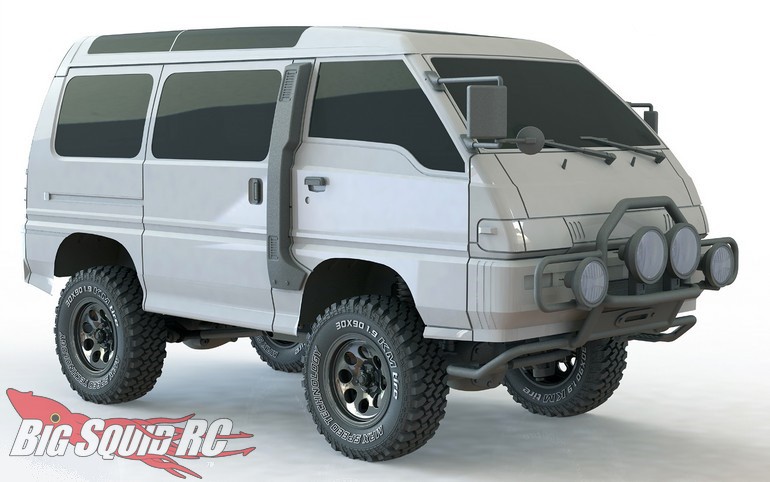 Max Speed Technology RC DL1 Clear Van Body
