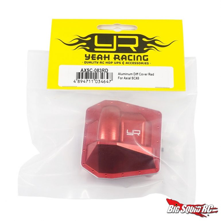 Yeah Racing Aluminum Diff Cover - Axial SCX6 - Packaged
