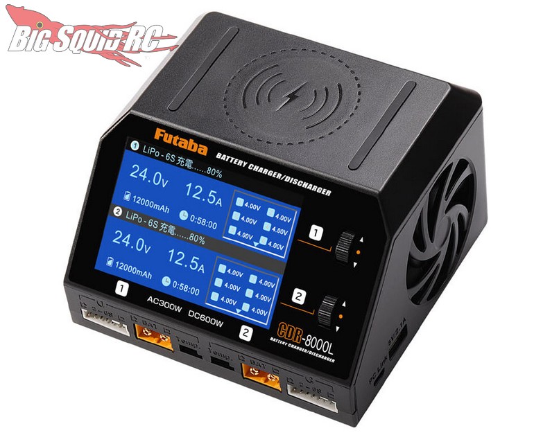 Futaba CDR-8000L Dual Port Battery Charger