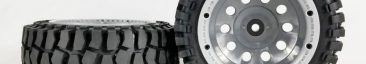 IMEX Large Scale Pre-Mounted K-Rock Tires