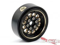 Powerhobby 1.0 Black Brass Beadlock Crawler Wheels SCX24