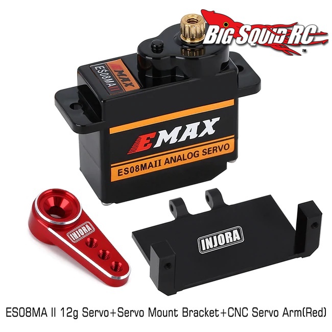 EMax Analog Servo with Mount and Horn for the SCX24 - 2