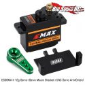 EMax Analog Servo with Mount and Horn for the SCX24 - 3