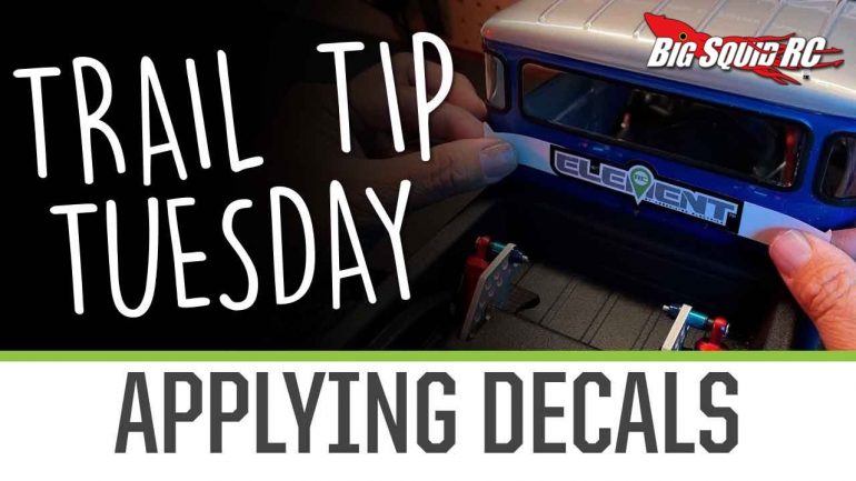 Element RC Trail Tip Tuesday - Applying Decals
