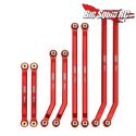 Injora SCX24 Jeep Gladiator High-clearance Suspension Links - Red