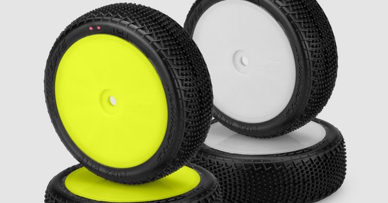 thumbnail image 2 of JConcepts Fuzz Bite LP Front RC Tire - Pink Compound For 2WD Buggy Racing 2 of 13