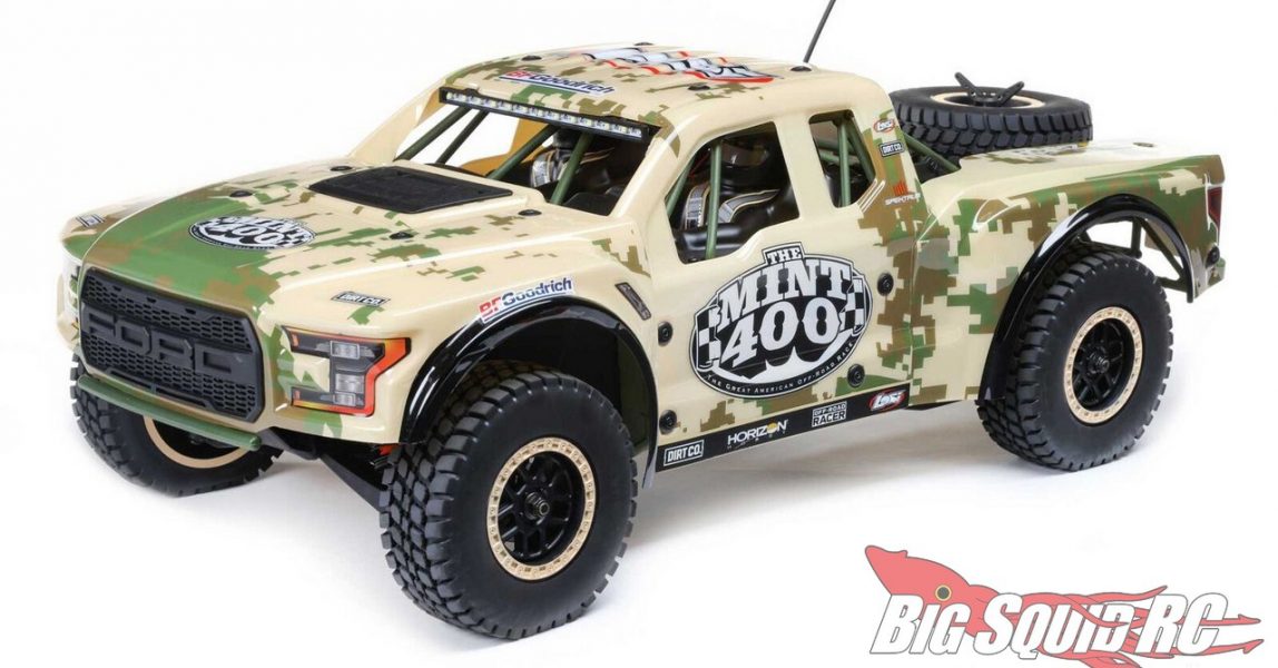 Losi Mint 400 Ford Raptor Baja Rey Limited Edition Tan