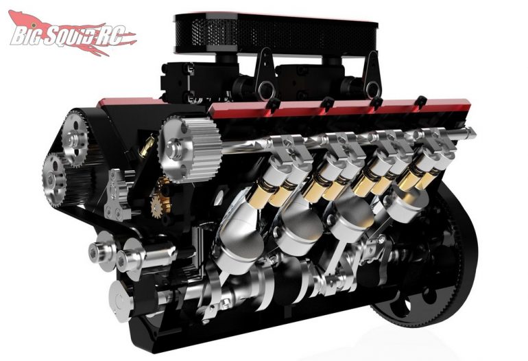 Toyan FS-V800 V-8 Nitro Engine