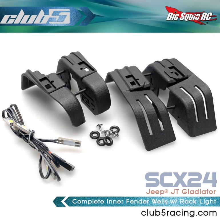 Club 5 Racing SCX24 Jeep Gladiator Inner Fenders