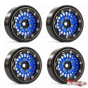 Treal 1-inch Aluminum Beadlock Wheels - Blue