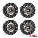 Treal 1-inch Aluminum Beadlock Wheels - Gray