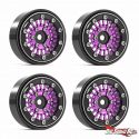 Treal 1-inch Aluminum Beadlock Wheels - Purple