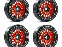 Treal 1-inch Aluminum Beadlock Wheels - Red